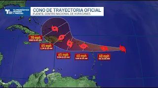 Sigue aquí la trayectoria de la tormenta tropical Fiona