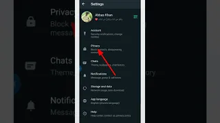 How to Hide Online On Whatsapp #shorts