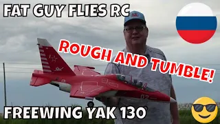 FREEWING YAK-130 ROUGH AND TUMBLE FLIGHT! by Fat Guy Flies RC
