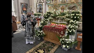 Проповідь Високопреосвященного митрополита Димитрія на винесення Плащаниці у Страсну П'ятницю