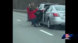 Women engage in road rage confrontation in middle of Route 128