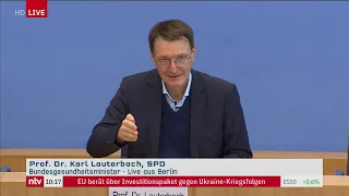 LIVE: Gesundheitsminister Lauterbach und RKI-Chef Wieler informieren über die Corona-Lage