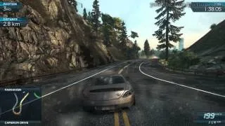 Need For Speed: Most Wanted (PC) - Mercedes SLS AMG - Crashdown [1080p]