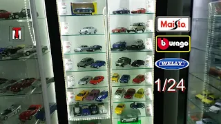1/24 Scale Diecast Car Collection - Welly Burago Maisto Models 1:24 Showcase
