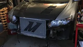 Mishimoto Fan Shroud install on 8th gen civic Si coupe