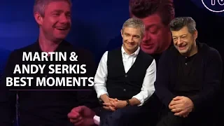 MARTIN FREEMAN and ANDY SERKIS | BEST MOMENTS👬