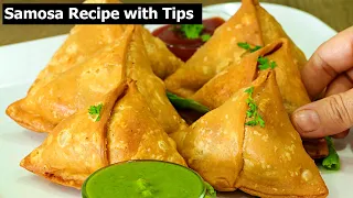 Samosa Recipe - Perfect Samosa with all Tips & Tricks