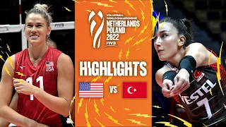 🇺🇸 USA vs. 🇹🇷 TÜR - Highlights  Phase 2| Women's World Championship 2022