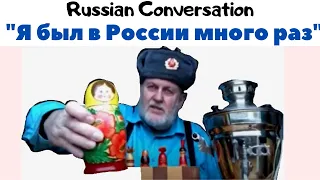 Russian Conversation with subtitles // A Finn tells about Russia