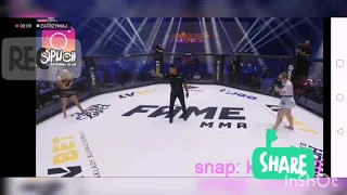 MARTA LINKIEWICZ VS LIL MASTI FAME MMA 4 CAŁA WALKA