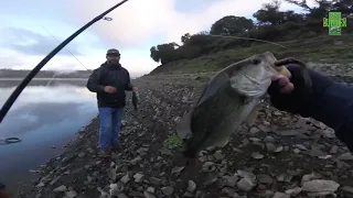 Shore Fishing for Bass at Coyote Lake