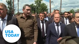 Zelenskyy meets with European leaders in Kyiv | USA TODAY