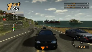 Need for Speed Hot Pursuit 2 (PS2) - Time Trial & Lap Knockout / Mercedes CL55 AMG, Ford TS50