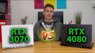 RTX 3070 Laptop vs RTX 4080 Laptop - Benchmarks and Gaming Comparison