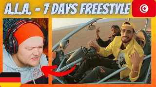 🇹🇳 TUNISIAN POWER | A.L.A - 7 Days Freestyle | GERMAN Reaction