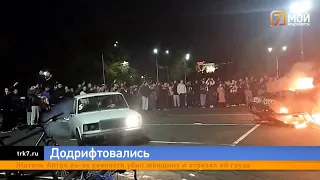 Дрифтерам, устроившим огненное шоу на Татышев в Красноярске, выпишут штрафы