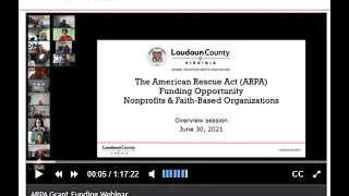 ARPA Grant Funding Webinar