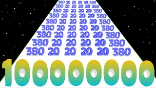 Number Run Merge Number Master ( infinity ads clicker) Math game Max level Number Run 3D Level Up