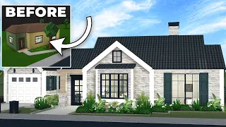 RENOVATING the STARTER HOUSE to be REALISTIC | 100k budget | ROBLOX Bloxburg