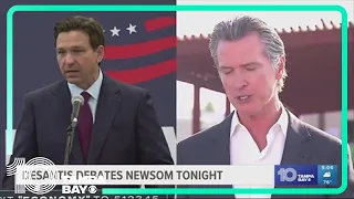 DeSantis vs. Newsom debate happening at 9 p.m. Thursday