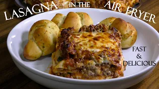 HOW TO MAKE LASAGNA in the AIR FRYER