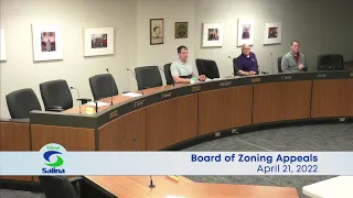 Board of Zoning Appeals - April 21, 2022