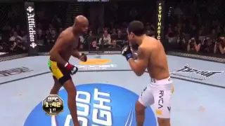 UFC MMA crazy front kick from andreson silva