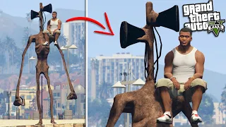 SIREN HEAD becomes FRIENDS with FRANKLIN (GTA 5 Mods)