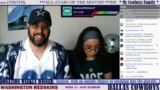 ☆REACTION☆ 2019 REG. SEASON WEEK 17: Washington Redskins @ Dallas Cowboys *Play-By-Play Watch Party*