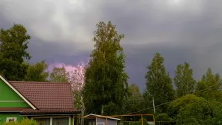 Мощная гроза гром и молнии рано утром в Отрадном 25 августа!) ⛈️⛈️⚡