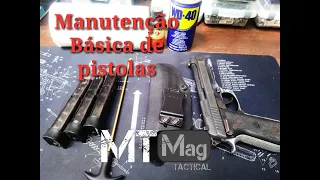 Manutenção básica em pistolas