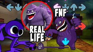 Grimace Shake FNF Character Test VS Rainbow Friends 🎶 but every turn a different the character sign