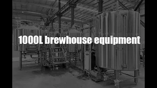 1000L brewhouse equipment brewing equipment shipped to France