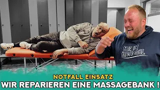 Notfall Tag - Spieler haut mit Kopf an den Schrank | UDO & WILKE