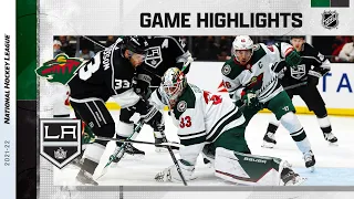 Wild @ Kings 10/16/21 | NHL Highlights