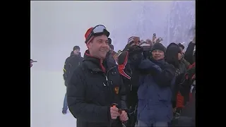Путин и Медведев снова в Сочи на лыжах 2009