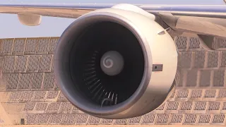 GE90 High power engine run INCREDIBLE SOUND • Alitalia B777 GE90 Startup, maximum power, shutdown