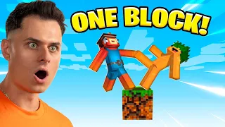 MINECRAFT, ALE ŚWIAT MA JEDEN BLOK! ODC. 1