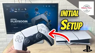 PS5 Slim Disk Edition Initial Setup | How to Setup PS5 Slim | PS5 Slim Initial Setup 2024