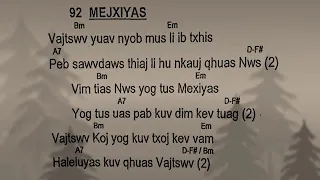 Zaj 92 [p100]: Vajtswv yuav ngob mus li txhig |Guitar chords