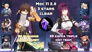 E6 Sushang x Ruan Mei Hypercarry & E0 Kafka Triple DoT | Memory of Chaos 11 3 Star Clear