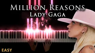 Million Reasons - Lady Gaga | EASY Tutorial + CHORDS