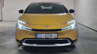 2024 Toyota PRIUS - LED lights review (low and high beam) POV