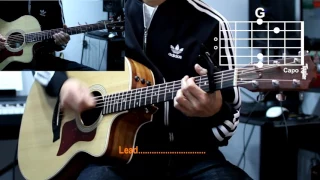 Hillsong - Mighty To Save Cover With Guitar Chords Lesson