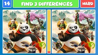 Spot the difference Kung Fu Panda 4