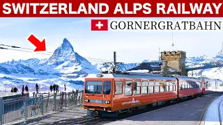 🇨🇭Riding the Scenic Matterhorn Railway from Zermatt | Gornergratbahn in Switzerland