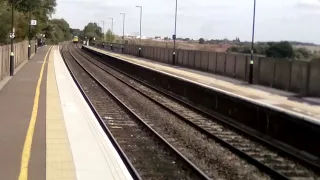 BR Class 50 No 50008 'Thunderer' Thrashing past Tamworth heading for Washwood Heath 25/8/17