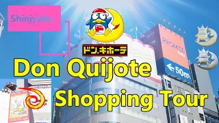 Don Quijote Shopping Tour🐧in Japan Shinjyuku💱with Prices 💗 Shopping Haul🦖Godzilla