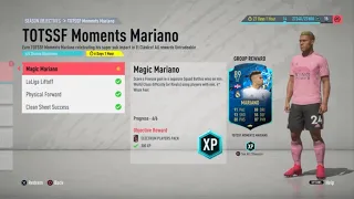 FIFA 20 Unlocking Mariano's  TOTSSF Moments card!!!!!