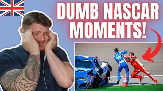 The Dumbest Things That Have Ever Happened In NASCAR!! [BRITISH REACTION]